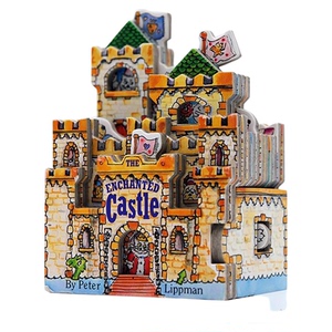 进口英文原版 Mini House 迷你城堡 The Enchanted Castle 睡美人 猫公主 迷你屋系列 奇幻城堡 玩具书 纸板造型书