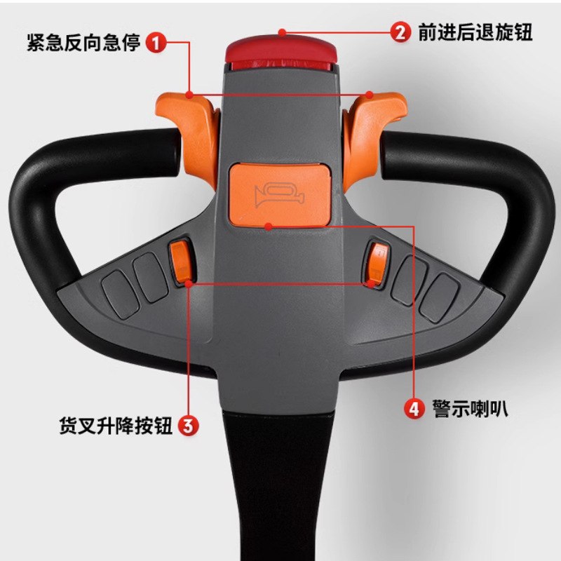 合力叉车全电动站驾式堆高车1.5吨2吨堆垛机电动堆高车电动叉车