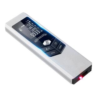 精明猴高精度双向激光测距仪红外线电子尺语音播报电子角度测量仪