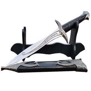 龙泉市不锈钢小刀剑精灵小剑户外刀具镇宅宝剑短剑玩具装饰未开刃