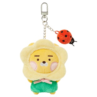 kakao friends花花与虫毛绒挂件卡通钥匙扣Ryan屁桃周边礼物包挂