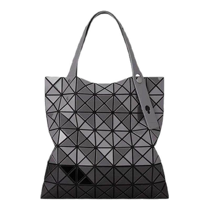 【自营】ISSEY MIYAKE BAO BAO双色三角棱格女士手提包BB58AG527