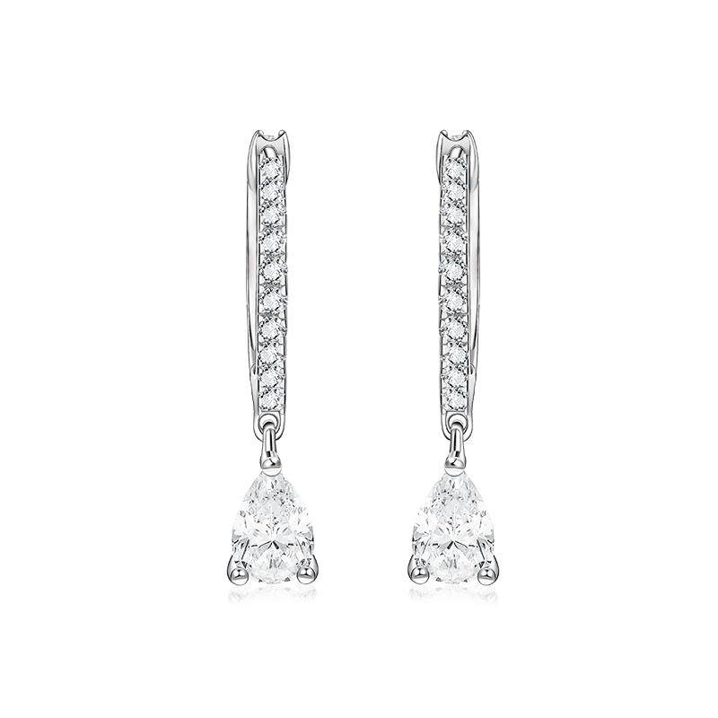 【圣诞礼物】Apm Monaco水滴耳环925纯银钻石耳钉女耳饰生日礼物