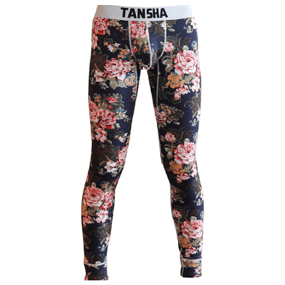 男士加厚修身纯棉青年冬季保暖裤