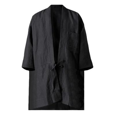 新中式男女系带开衫外套