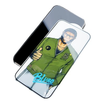 蓝猩适用钢化膜高清vivo活力版