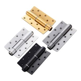 隐形门合页带自动关回弹6寸液压合页暗门缓冲阻尼合页隐藏门合页