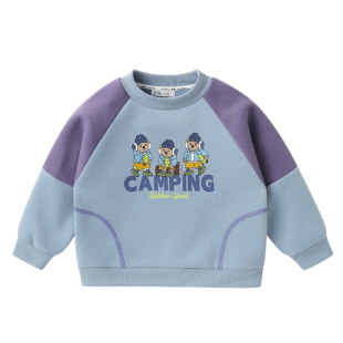 右欧男童卫衣2026新款春装衣服宝宝套装小童上衣儿童裤子春秋童装