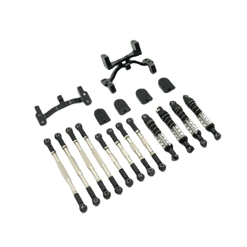 顽皮龙1/16 C34 C44 遥控车 金属升级改装配件 拉杆避震器拉杆座