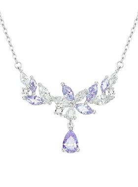 【生日礼物】周大生紫藤花开项链