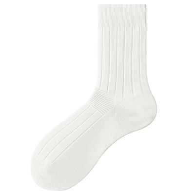 男士100%棉10A抗菌中筒袜