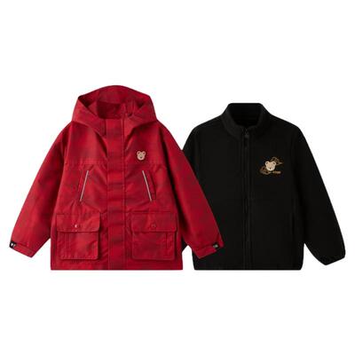 【新年】PawinPaw卡通小熊童装26年新款男女童保暖外套宽松