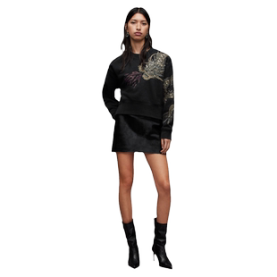 ALLSAINTS女士亮片休闲卫衣时尚舒适款外套秋季女装WM214Z