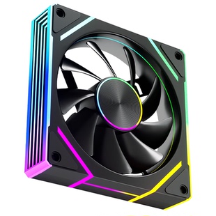 ARGB棱镜8Pro神光同步5v3四代4Pro温控pwm6Pro散热机箱12cm风扇