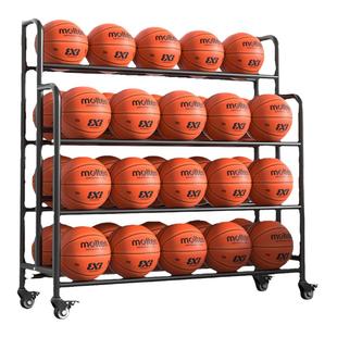 移动校园篮球收纳架排球存放架篮球摆放神器幼儿园球足球置物架