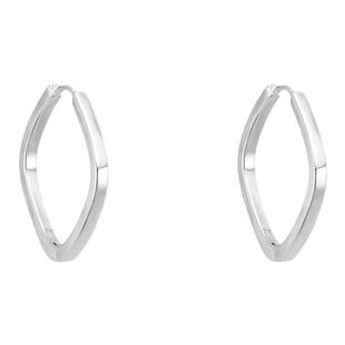 小众设计几何方形素圈耳环女2026新款嘻哈潮酷耳钉ins冷淡风耳饰