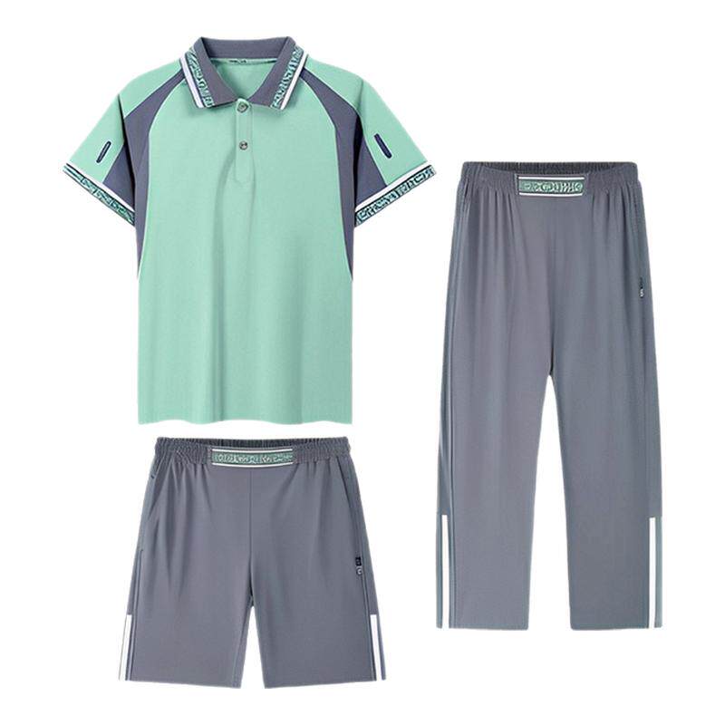 赣州统一校服夏款阔腿裤舒适亲肤校服裤子短袖短裤赣州市学生校服