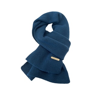 岁月温暖口碑款！100%纯羊毛针织围巾女情侣款百搭纯色围脖冬季男