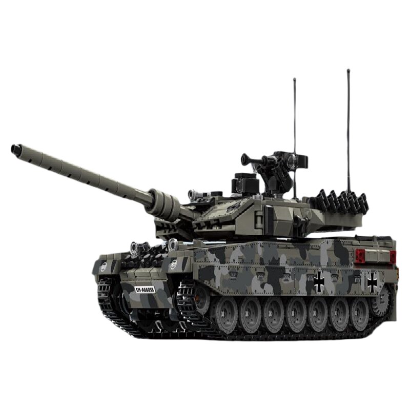 豹2A7主战坦克模型拼装玩具儿童