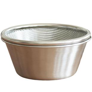 肆月304迷你不锈钢沥水篮小洗水果盘过滤漏碗网篮洗菜盆淘米神器