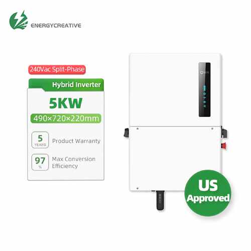 S6-EH1P-5K-H-US太阳能逆变器MPPT美标裂相5kW混合储能逆变器