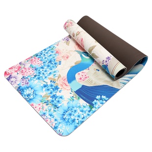 瑜伽垫TPE彩印双面防滑家用减震垫子加长加厚跳操女男士运动健身
