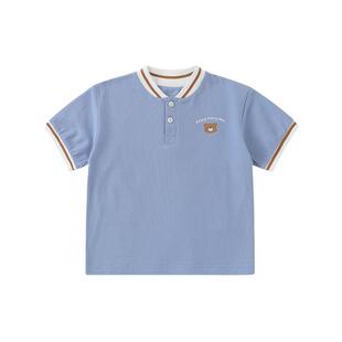 男童纯棉短袖polo衫t恤夏季衣服儿童宝宝半袖洋气上衣小童童装