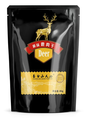 鹿肉干80g风干吉林梅花鹿乡东北特产养殖即食滋补非牛小众零食
