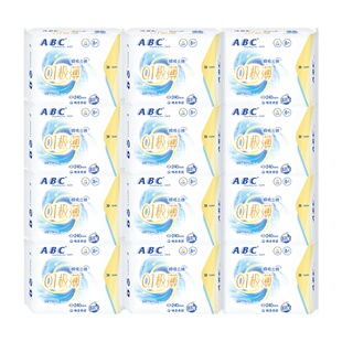 ABC卫生巾超薄日用240瞬吸云棉组合装整箱姨妈女官方旗舰店正品