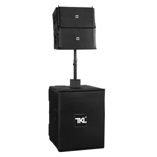 TKL NX602 线阵音响套装专业单10寸有源移动式防水18寸低音炮落地无源音箱一对学校舞台户外大型演出婚庆便携