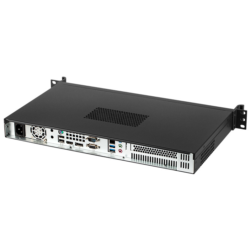 奇睿1U机架小型静音服务器10/12代酷睿i3i5i7i9工控台式电脑主机