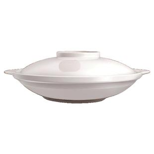 陶瓷大砂锅酒店特浅鱼头煤气灶专用沙锅商用小号平底耐高温白砂锅