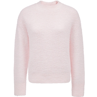 Vero Moda毛衣女2025秋冬新款圆领亮片针织毛绒软糯上衣时尚优雅