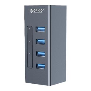 奥睿科 usb3.0分线器带电源外接12v有源高速usp拓展多接口充电扩展器带供电集线器一拖10分接器电脑hub