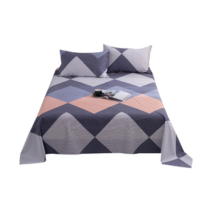 1.5米棉舒适裸睡磨毛布料加厚单件高档柔软纯棉的1.8m双人床单