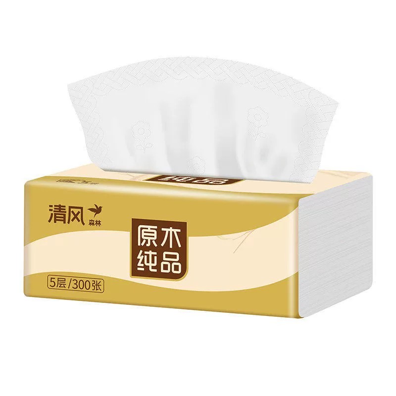 满2单发货清风森林5层厚婴儿抽纸