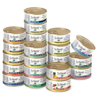 Schesir雪诗雅进口猫罐头幼猫成猫湿粮肉汤营养零食搭配主食24罐