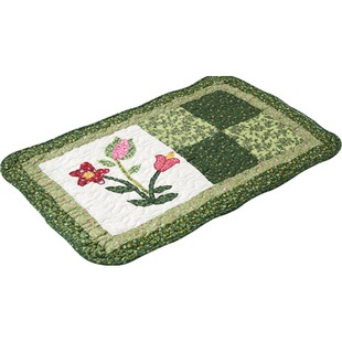 绗缝手工拼布全棉椅垫防滑客厅布艺田园卧室垫子进门入门地垫机洗