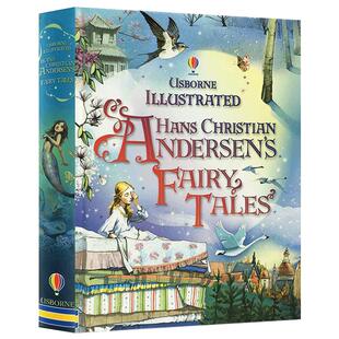 英文原版Usborne Illustrated Hans Christian Andersen's fairy安徒生童话12个故事合集经典童话图画故事书中小学生课外英文阅读