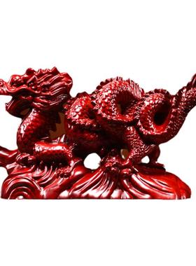 花梨实木祝福保平安新中式客厅