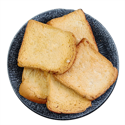 泡鲁达干面包甜脆配奶茶