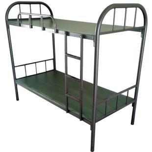 深圳铁床双层上下铺铁架床员工学生宿舍铁艺床高低架子床配木床板