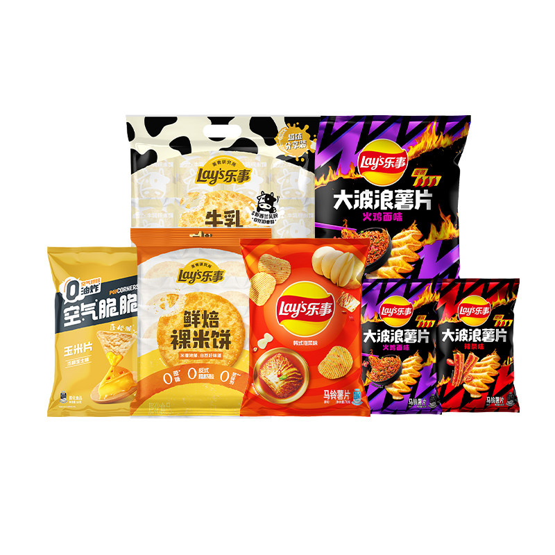 乐事罐装薯片104g*3件赠妙脆角40g 12元 - 86线报