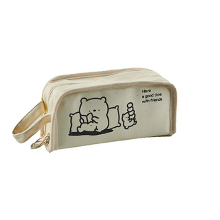 小红书博主同款杜邦纸笔袋2026年新款初中生简约高颜值大容量铅笔盒小学生高中女生ins风文具盒女孩款铅笔袋