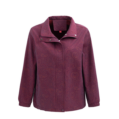 中老年女春季外套奶奶装短款上衣