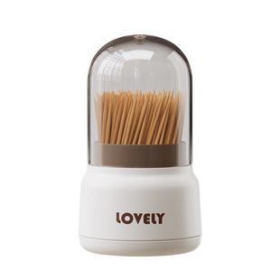 整理师推荐牙签盒2025新款牙签筒牙线收纳盒罐创意轻奢高颜值家用