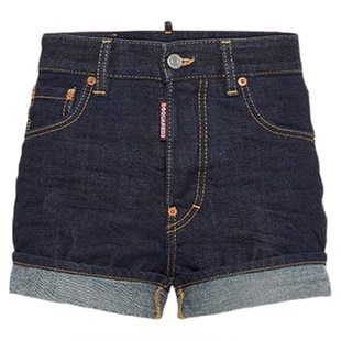 【6折】DSQUARED2/D2次方 日常休闲女士牛仔短裤