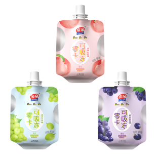 亲亲零卡可吸冻0脂肪0卡0g糖可吸得果冻夏季旅游饮品健康休闲零食