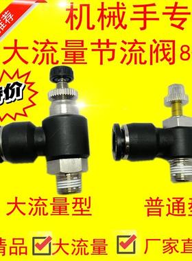 机械手用  SL8-01 大流量节流阀 AS3201F-01-08S 调节阀 调速阀
