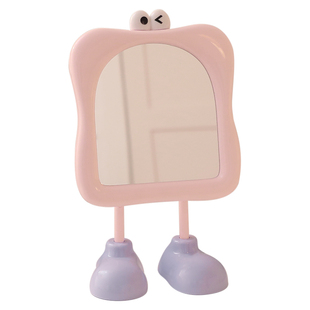 化妆镜台式桌面创意ins风家用卧室学生宿舍办公室桌上梳妆镜镜子